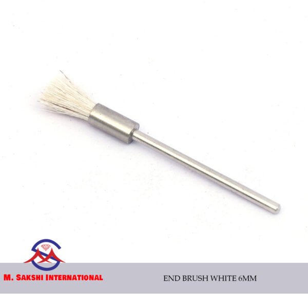 ENB0011 - End Brush White 6mm