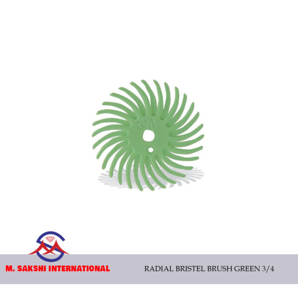 RB0012 - RADIAL Bristel Brush GREEN 3-4