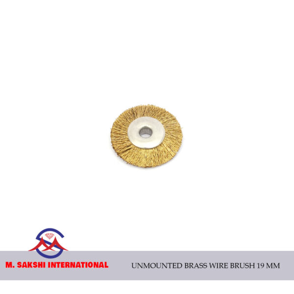 PLB0004 - Unmounted Brass Wire Brush 19 mm