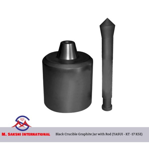 CBC0003 - Black Crucible Graphite Jar with Rod (YASUI - K5-K2)