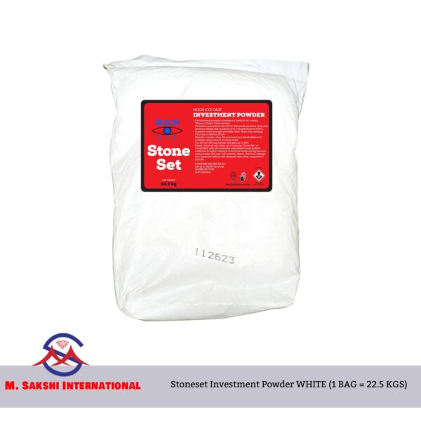 CP0005 - Stoneset Investment Powder WHITE (1 BAG 22.5 KGS)