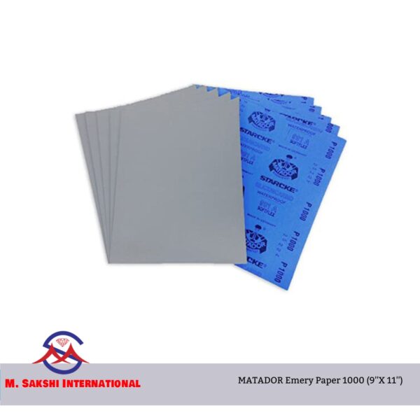 EM0006 - MATADOR Emery Paper 1000 (9''X 11'')