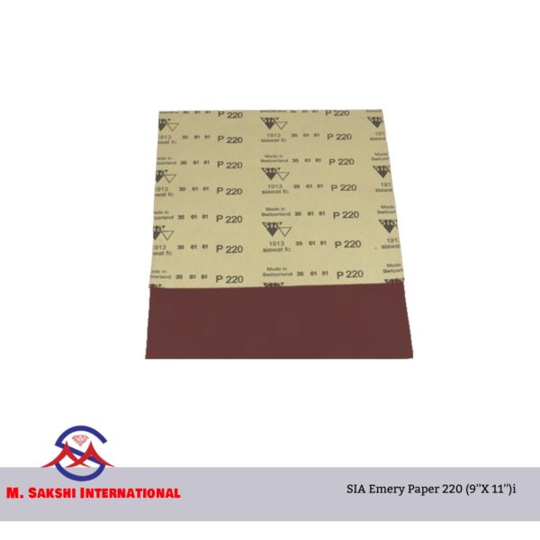 ES0001 - SIA Emery Paper 220 (9''X 11'')