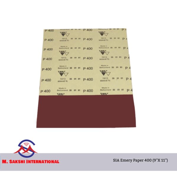 ES0003 - SIA Emery Paper 400 (9''X 11'')