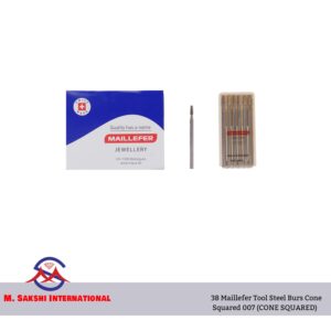 MCS0002 - 38 Maillefer Tool Steel Burs Cone Squared 007 (CONE SQUARED)