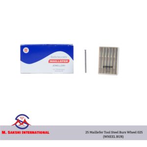 MWB0024  25 Maillefer Tool Steel Burs Wheel 025 (WHEEL BUR)
