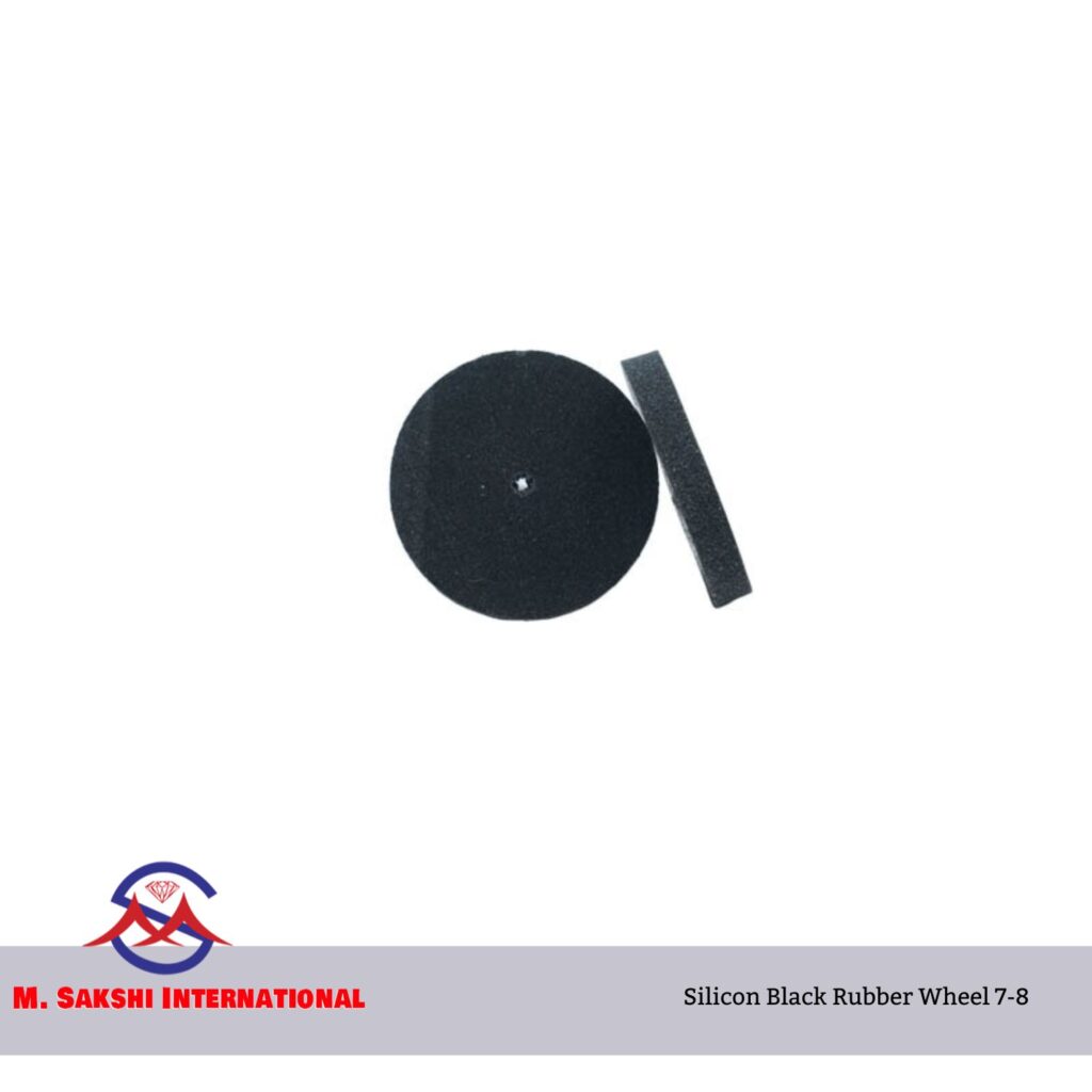 Dental Lab Silicone Finishing Polishing Rubber Wheel – 7/8 X 1/8 Inch Black – 100 Per Box For Craft & Jewelry
