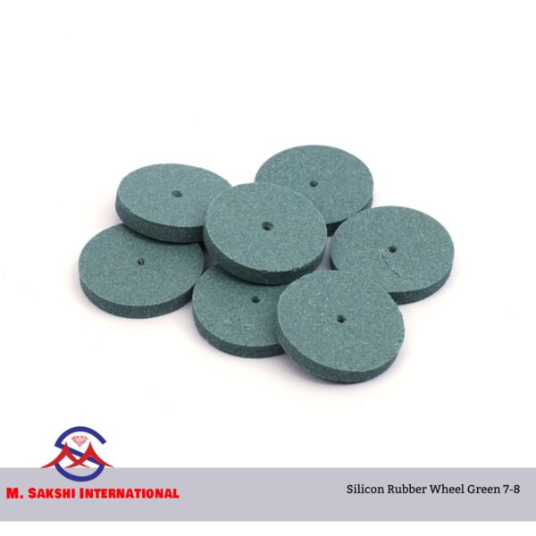 SRW0014 - Silicon Rubber Wheel Green 7-8 (1)