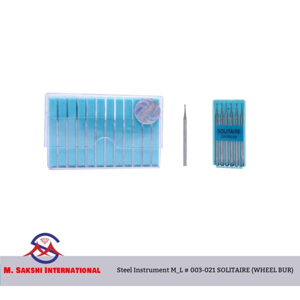 SWB0008 - Steel Instrument M_L # 003-0021 SOLITAIRE (WHEEL BUR)
