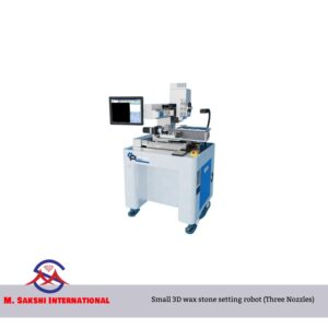 Small 3D wax stone setting robot (Three Nozzles)