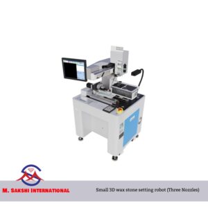 Small 3D wax stone setting robot (Three Nozzles)