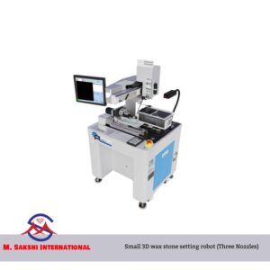 Small 3D wax stone setting robot (Three Nozzles)