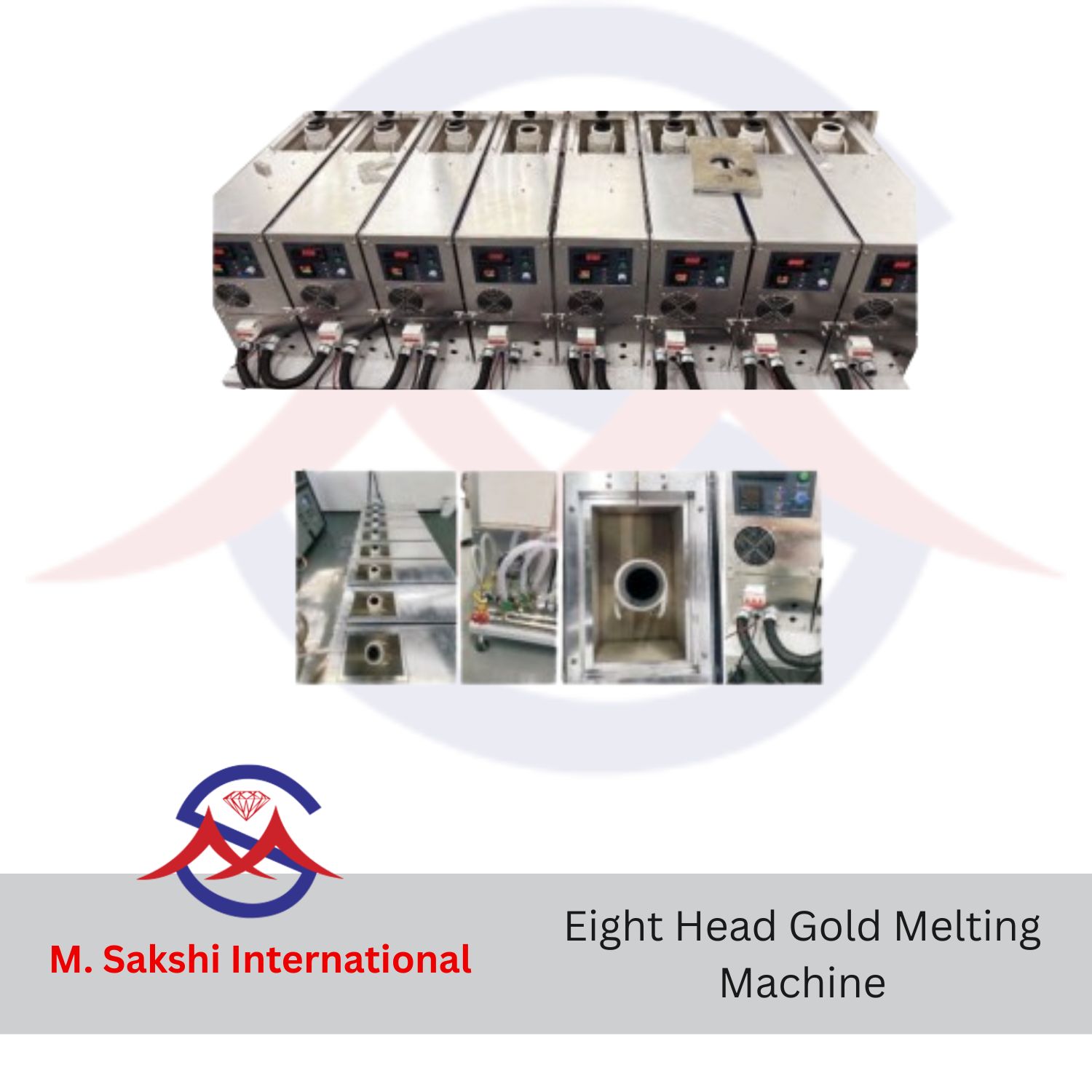 Eight Head Gold Melting Machine
