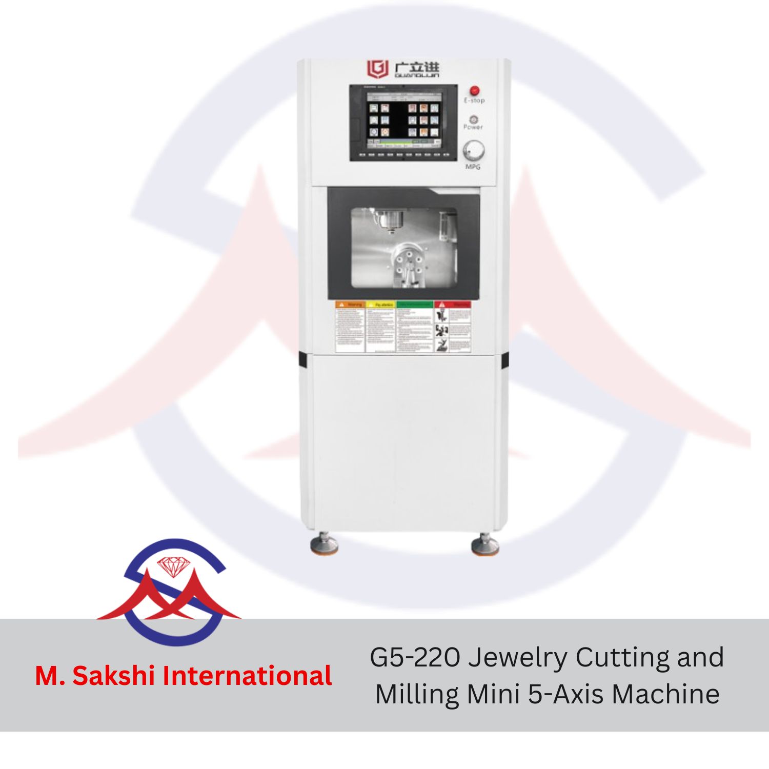 G5-220 Jewelry Cutting and Milling Mini 5-Axis Machine